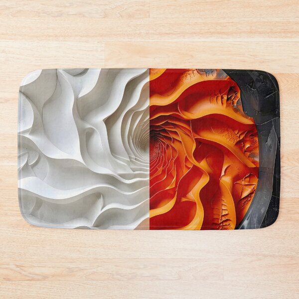 Item preview, Chalk White Plaster and Rustic Stone Vortex designed and sold by Vicky Brago-Mitchell®.