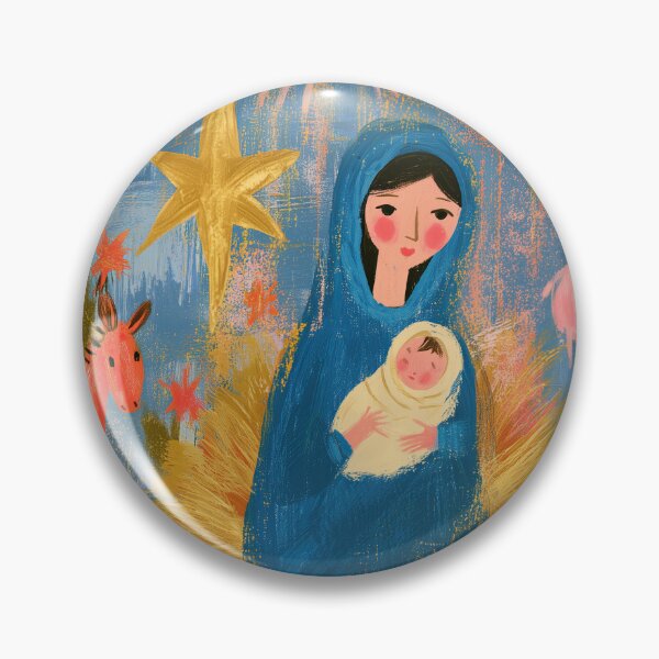 Item preview, Our Lady of the Manger designed and sold by SanctifiedSouls.