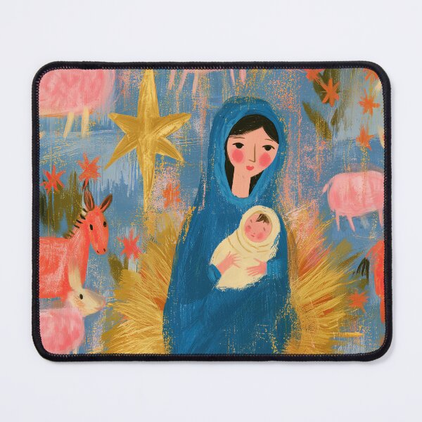 Item preview, Our Lady of the Manger designed and sold by SanctifiedSouls.