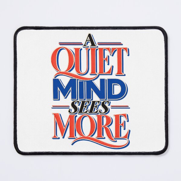 Item preview, A Quiet Mind Sees More Editorial Trader Focus designed and sold by VolatilityEdge.