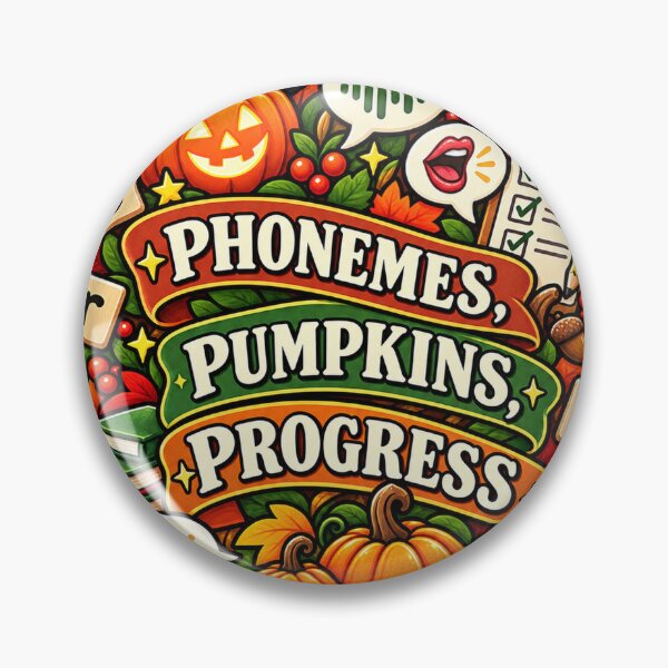 Item preview, Phonemes, Pumpkins, Progress Speech Therapy designed and sold by supertae.