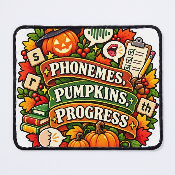 Item preview, Phonemes, Pumpkins, Progress Speech Therapy designed and sold by supertae.