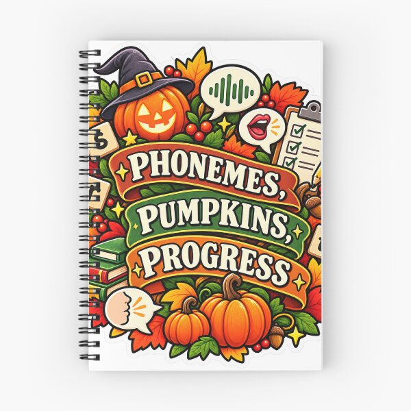 Item preview, Phonemes, Pumpkins, Progress Speech Therapy designed and sold by supertae.