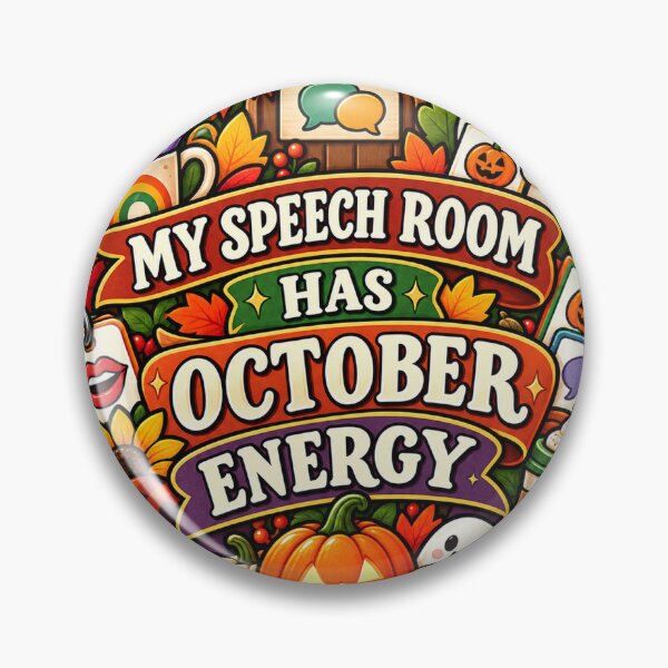 Artikelvorschau, Mein Sprachtherapieraum hat Oktober-Energie. entworfen und verkauft von supertae.
