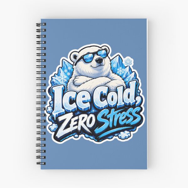 Item preview, Ice Cold, Zero Stress polar bear  designed and sold by PixoNest.