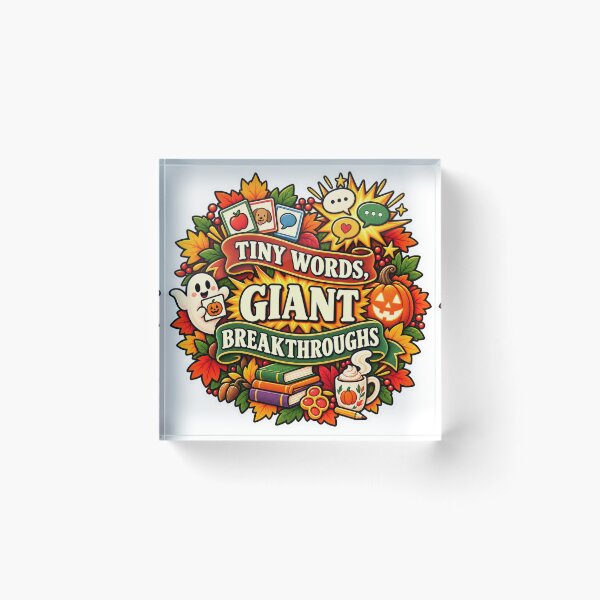 Item preview, Tiny Words, Giant Breakthroughs Speech Therapy designed and sold by supertae.