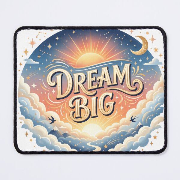 Item preview, Dream Big Inspirational Sunrise Quote designed and sold by larbimalki.