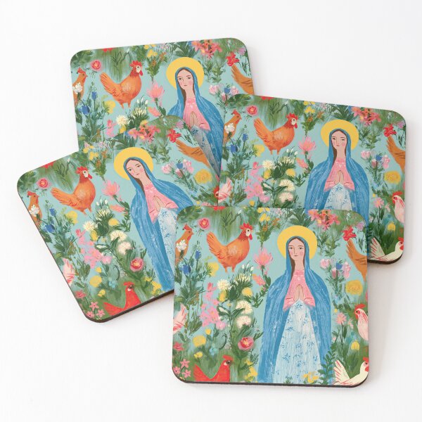 Item preview, Our Lady of the Hens designed and sold by SanctifiedSouls.