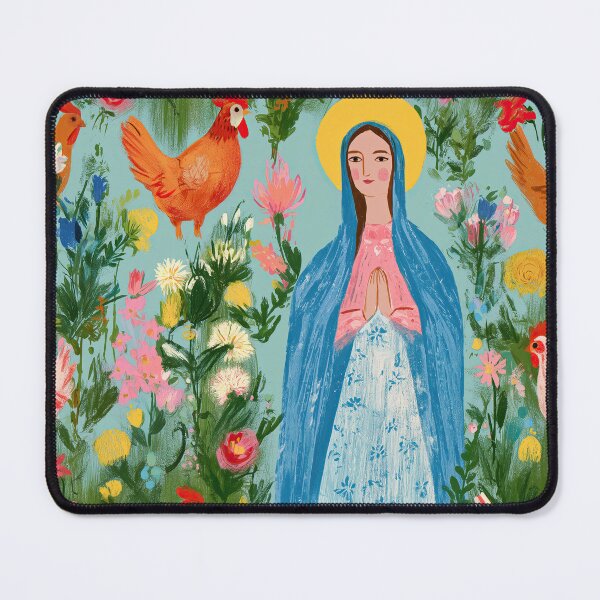 Item preview, Our Lady of the Hens designed and sold by SanctifiedSouls.