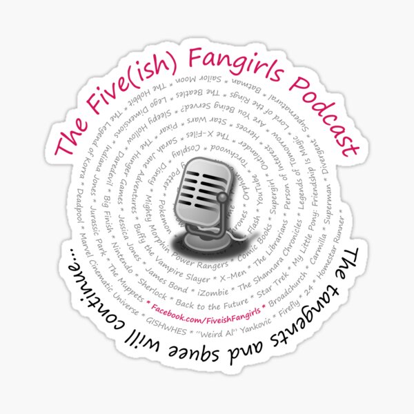Five(ish) Fangirls Classic Logo Sticker