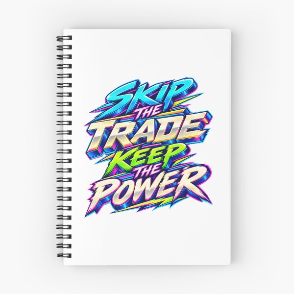 Item preview, Skip the Trade Keep the Power Arcade Trading Discipline designed and sold by VolatilityEdge.