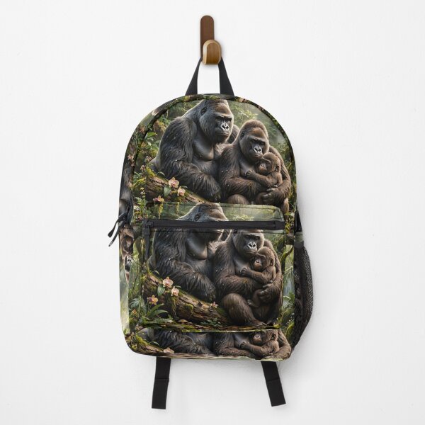 Item preview, Gorilla Family  designed and sold by AwesomeDigiShop.
