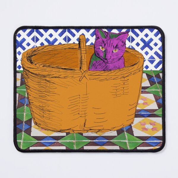 Item preview, Purple cat designed and sold by Celia Estampas.