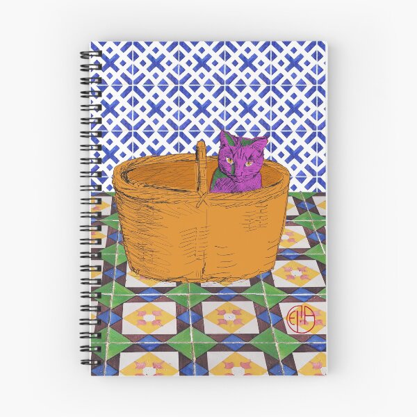 Item preview, Purple cat designed and sold by Celia Estampas.