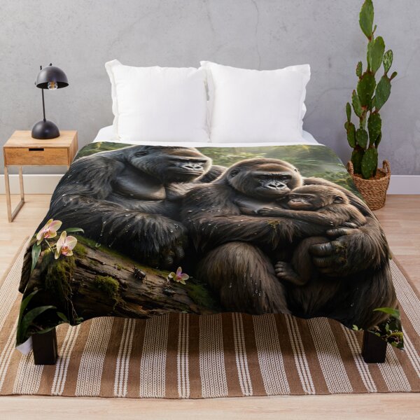 Item preview, Gorilla Family designed and sold by AwesomeDigiShop.