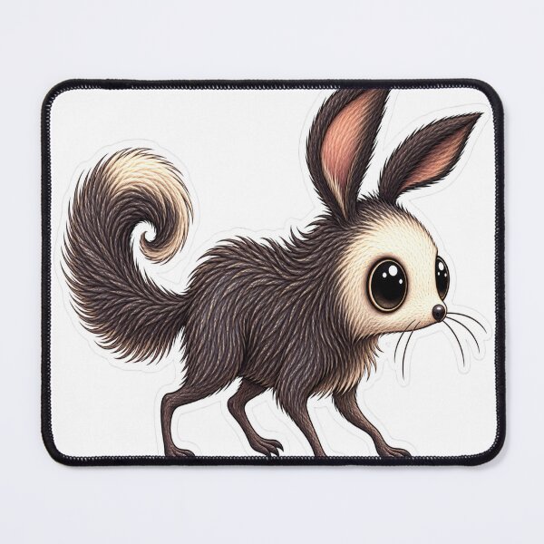 Item preview, Cute Bunny – Magical Curly Tail designed and sold by Genzfirevibes.