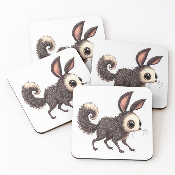Item preview, Cute Bunny – Magical Curly Tail designed and sold by Genzfirevibes.