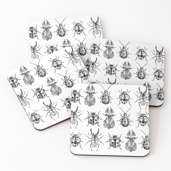 Item preview, Vintage Beetle & Insect Pattern designed and sold by EniShiju.