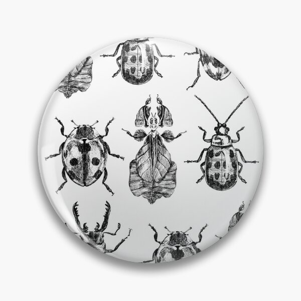 Item preview, Vintage Beetle & Insect Pattern designed and sold by EniShiju.