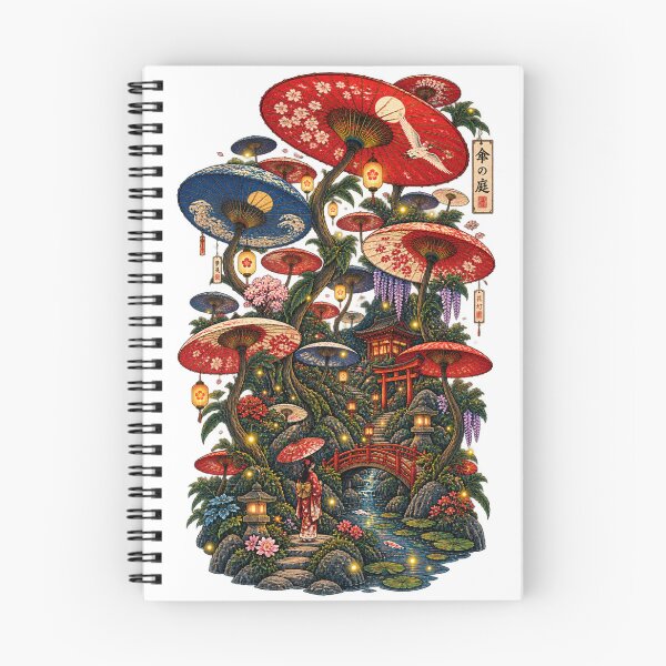Item preview, The Umbrella Garden | Japanese Ukiyo-e Art designed and sold by Substance_life.
