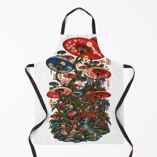 Item preview, The Umbrella Garden | Japanese Ukiyo-e Art designed and sold by Substance_life.