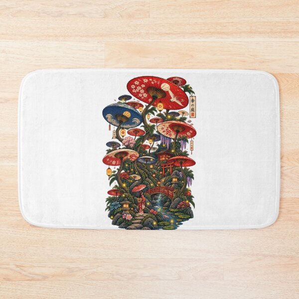 Item preview, The Umbrella Garden | Japanese Ukiyo-e Art designed and sold by Substance_life.