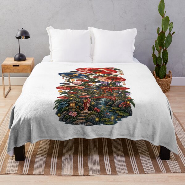 Item preview, The Umbrella Garden | Japanese Ukiyo-e Art designed and sold by Substance_life.