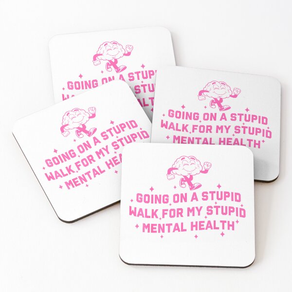 Item preview, Going On A Stupid Walk For My Stupid Mental Health T-Shirt designed and sold by BeZTo.