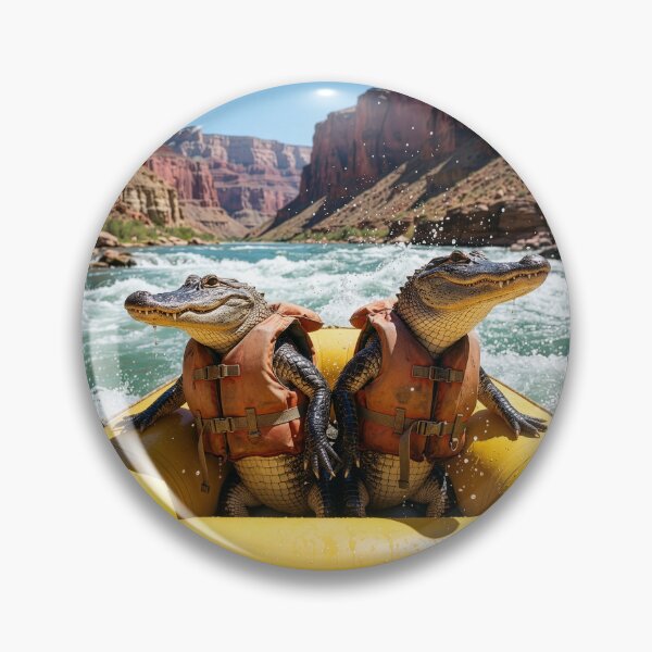 Item preview, Alligators White Water Raft the Colorado River designed and sold by Tridentulus.