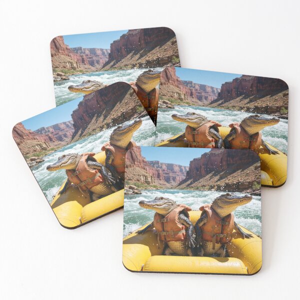 Item preview, Alligators White Water Raft the Colorado River designed and sold by Tridentulus.