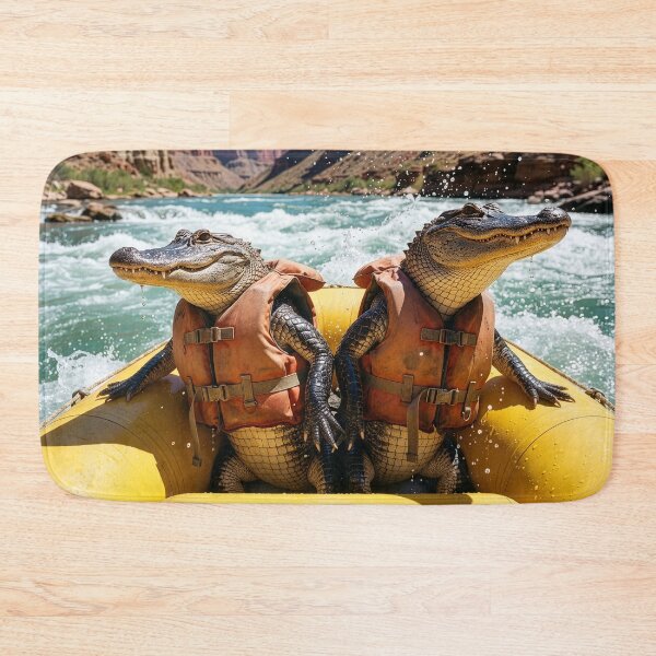 Item preview, Alligators White Water Raft the Colorado River designed and sold by Tridentulus.