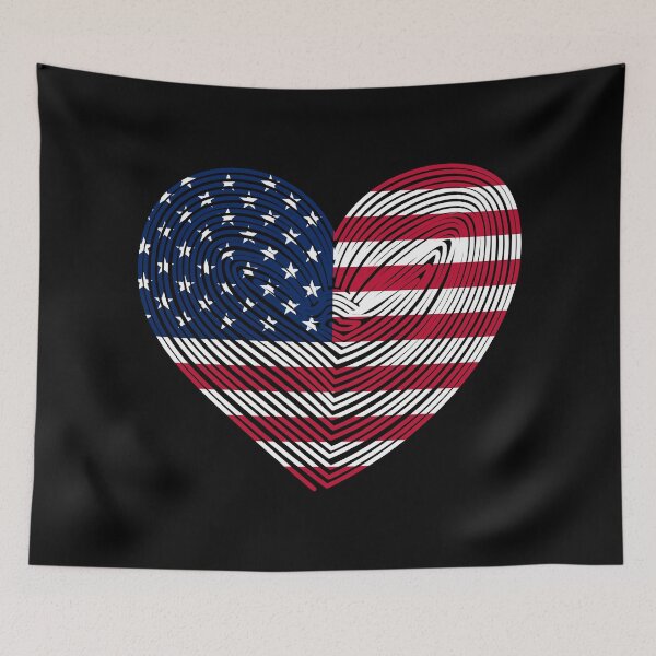 Item preview, Love America (Black Background) designed and sold by IKDG.