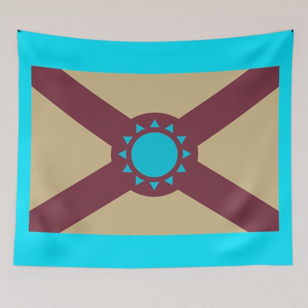 Item preview, Simplified Florida Flag in Garnet, Gold, and Heritage Blue designed and sold by Karate Octopus.