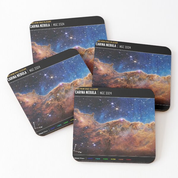 Item preview, Carina Nebula Webb Telescope JWST MIRI designed and sold by 2sweetsDesign.