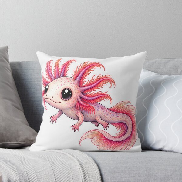 Item preview, Cute Pink Axolotl – Magical Sea Creature designed and sold by Genzfirevibes.