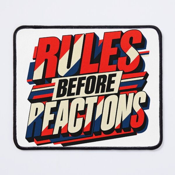 Item preview, Rules Before Reactions Brutalist Trading Discipline designed and sold by VolatilityEdge.