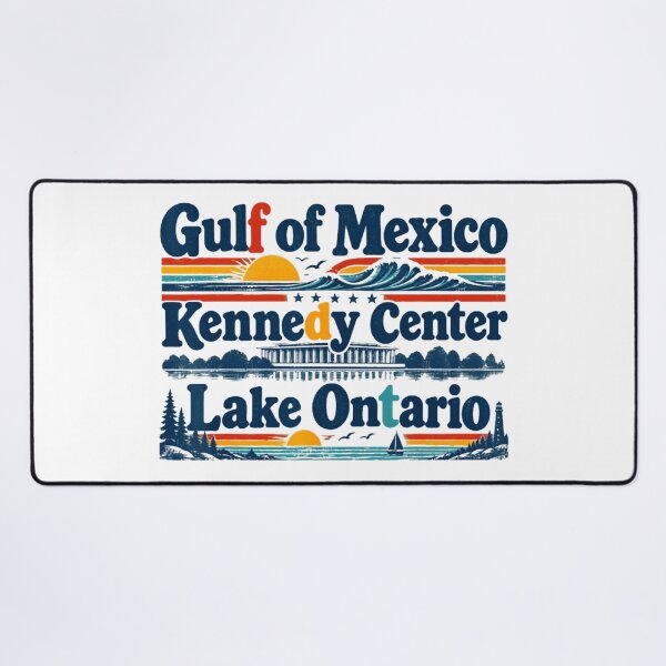 Item preview, Gulf of Mexico Kennedy Center Lake Ontario Retro Sunset Wave Scene Fan designed and sold by BraylenDrado.
