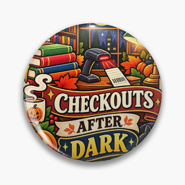 Item preview, Checkouts After Dark Librarian designed and sold by supertae.
