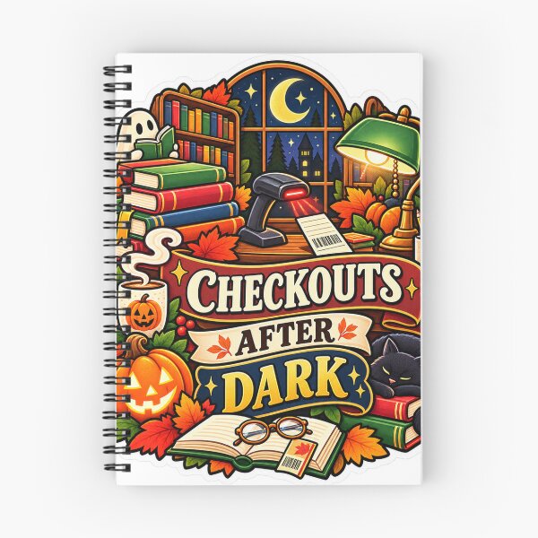 Item preview, Checkouts After Dark Librarian designed and sold by supertae.