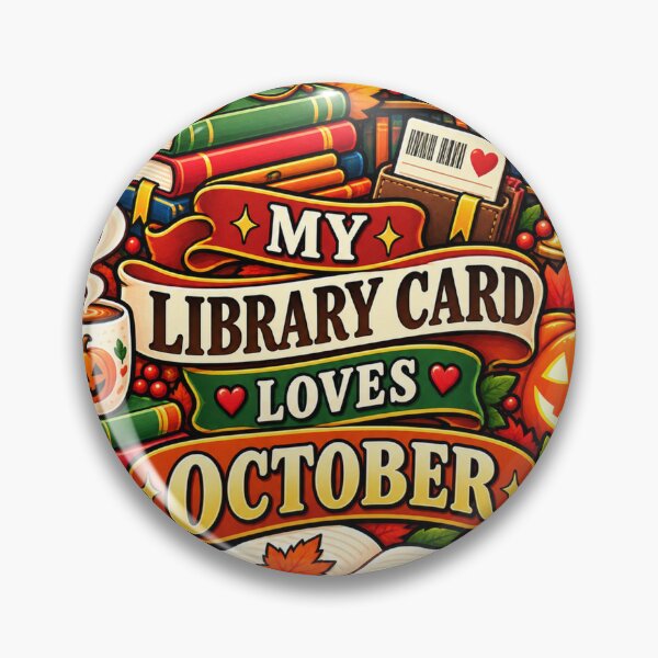 Item preview, My Library Card Loves October Librarian designed and sold by supertae.