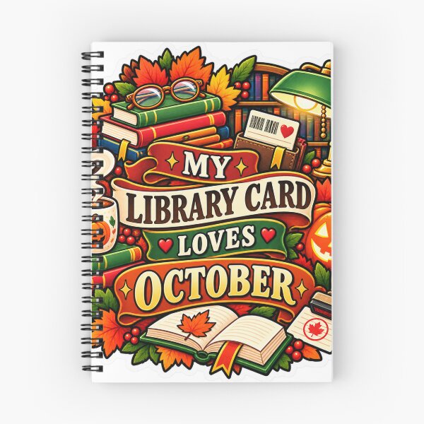 Item preview, My Library Card Loves October Librarian designed and sold by supertae.