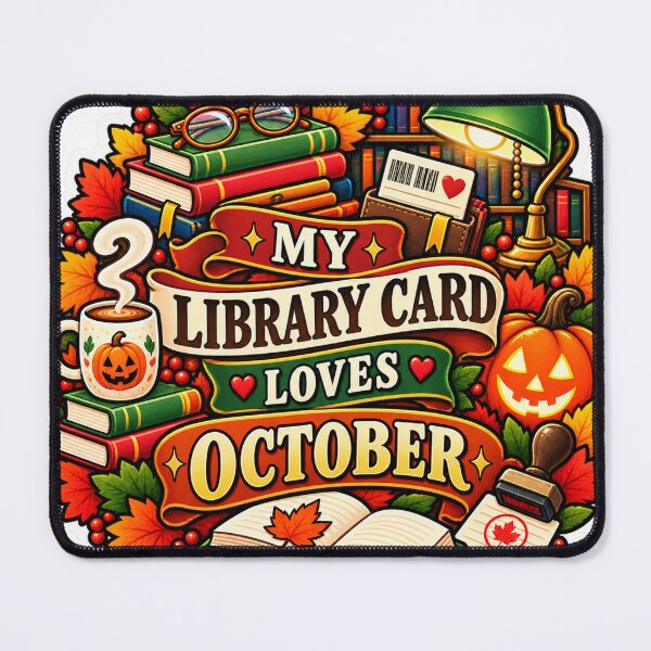 Item preview, My Library Card Loves October Librarian designed and sold by supertae.