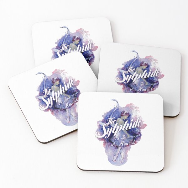 Item preview, The Sylphide Ballet Blue Sylph in Ink designed and sold by Jimena Zuazo.