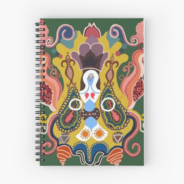 Item preview, Colorful Abstract Symmetrical Totem Mask designed and sold by Kroma-Totem.