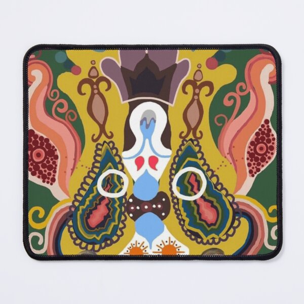 Item preview, Colorful Abstract Symmetrical Totem Mask designed and sold by Kroma-Totem.