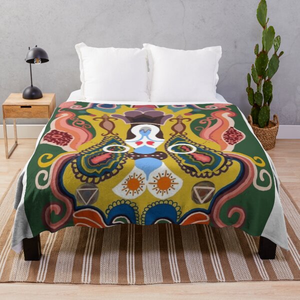 Item preview, Colorful Abstract Symmetrical Totem Mask designed and sold by Kroma-Totem.