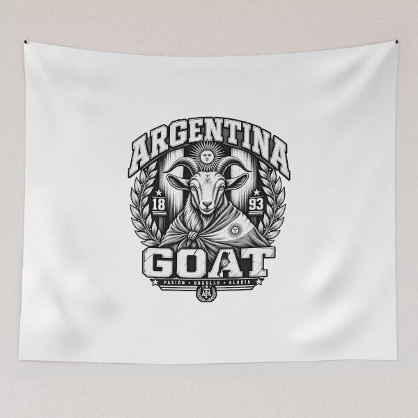 Item preview, Argentina Goat Patriotic designed and sold by DebraSLanders.
