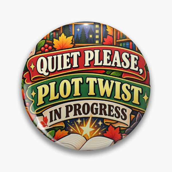 Item preview, Quiet Please, Plot Twist In Progress Librarian designed and sold by supertae.