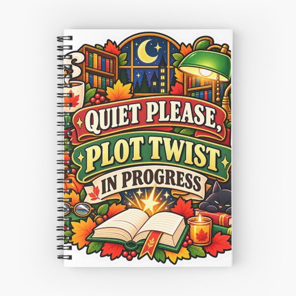 Item preview, Quiet Please, Plot Twist In Progress Librarian designed and sold by supertae.