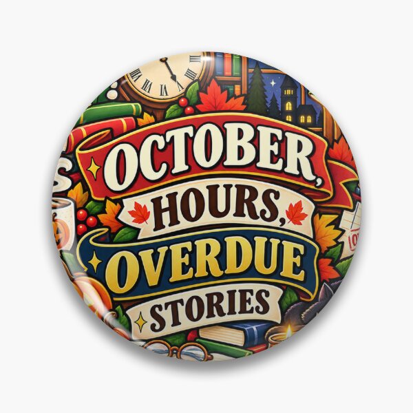 Item preview, October Hours, Overdue Stories Librarian designed and sold by supertae.